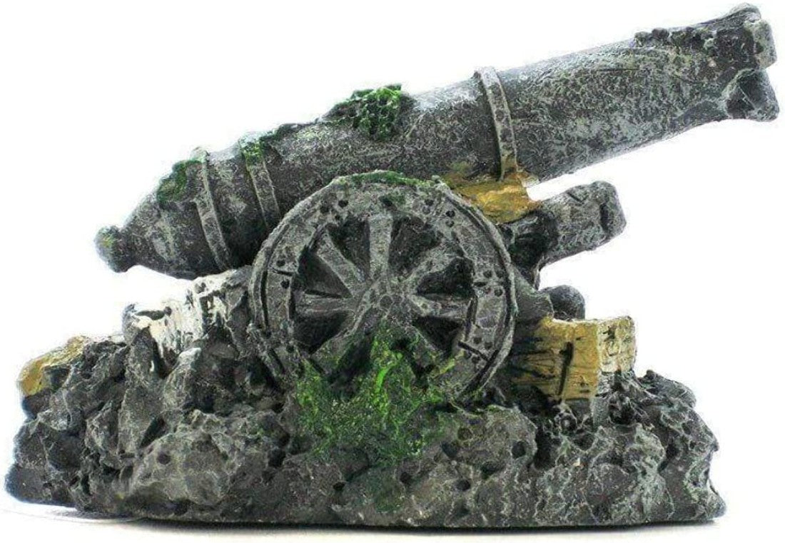 Penn Plax Mini Cannon Aquarium Decoration