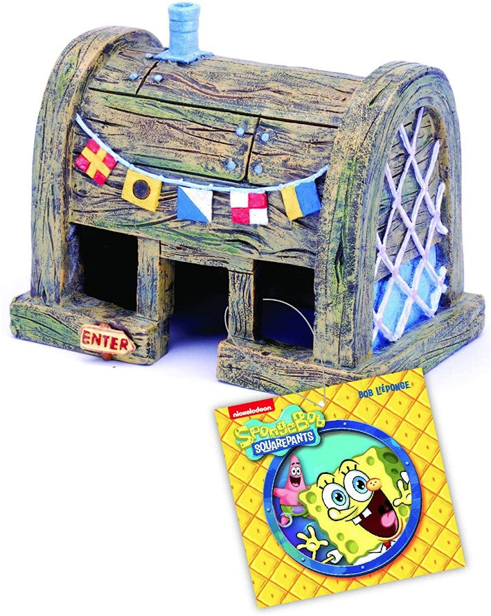 Penn Plax SpongeBob Krusty the Krab Restaurant Ornament