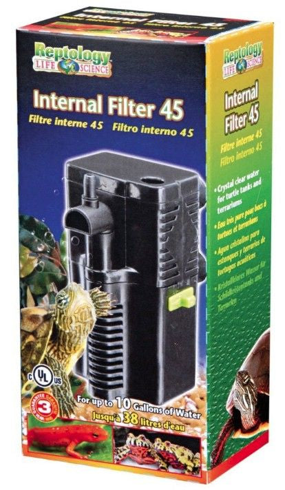 Reptology Internal Filter 45 for Turtle or Amphibians