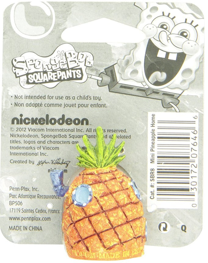 Penn Plax SpongeBob Square Pants Mini Pineapple Ornament