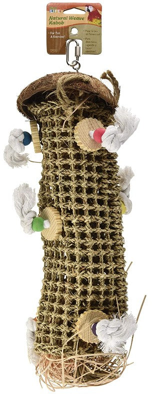 Penn Plax Bird Life Natural Weave Kabob for Birds