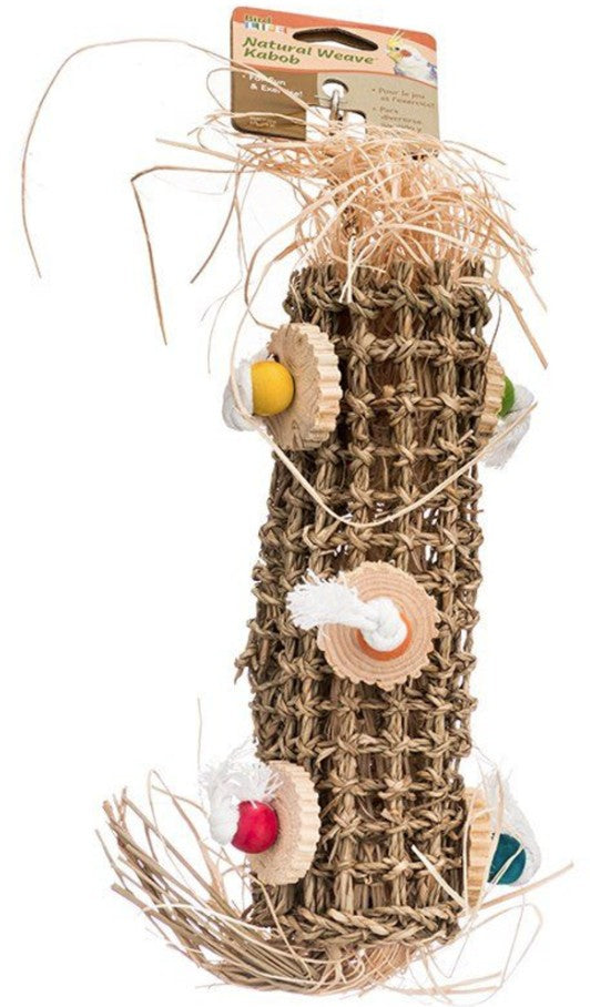 Penn Plax Bird Life Natural Weave Kabob for Birds