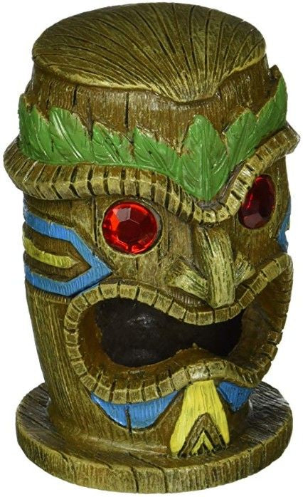 Penn Plax Gazers Tiki Mask Aquarium Ornament