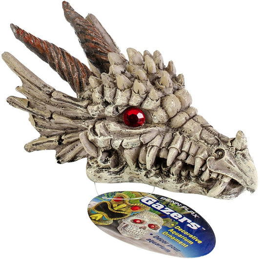 Penn Plax Gazers Dragon Skull Aquarium Ornament