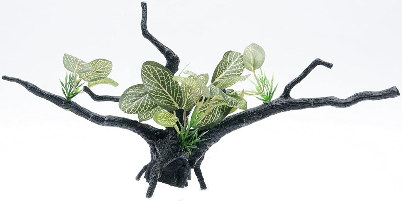 Penn Plax Driftwood Plant Green Wide