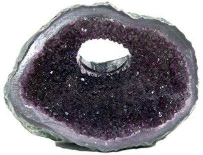 Penn Plax Purple Amethyst Geode Aquarium Ornament