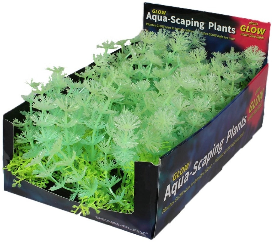 Penn Plax Aqua-Scaping Green Glow Bunch Plant