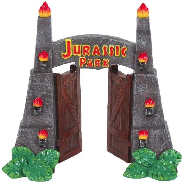 Penn Plax Jurassic Park Gate Ornament