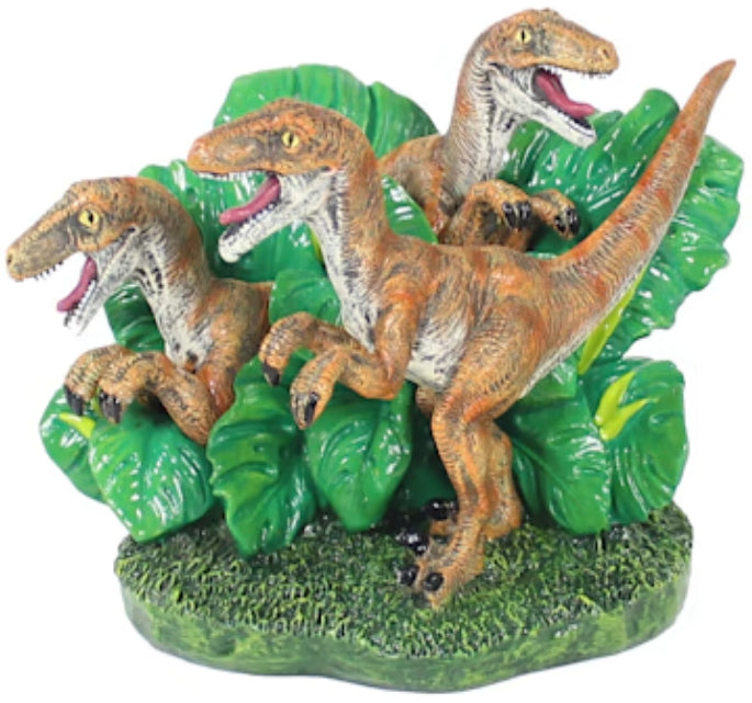 Penn Plax Jurassic Park Velociraptor Aquarium Ornament