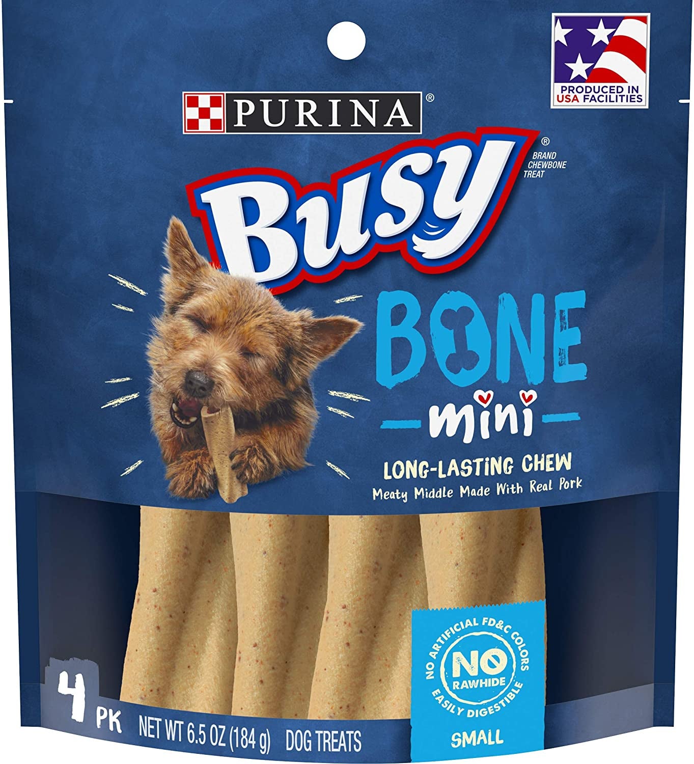 Purina Busy Bone Real Meat Dog Treats Mini