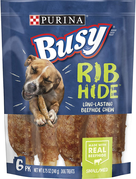 Purina Busy RibHide Chew Treats for Dogs Original