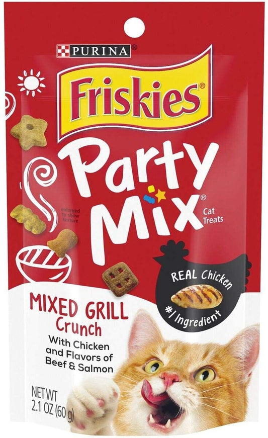 Friskies Party Mix Crunch Treats Mixed Grill