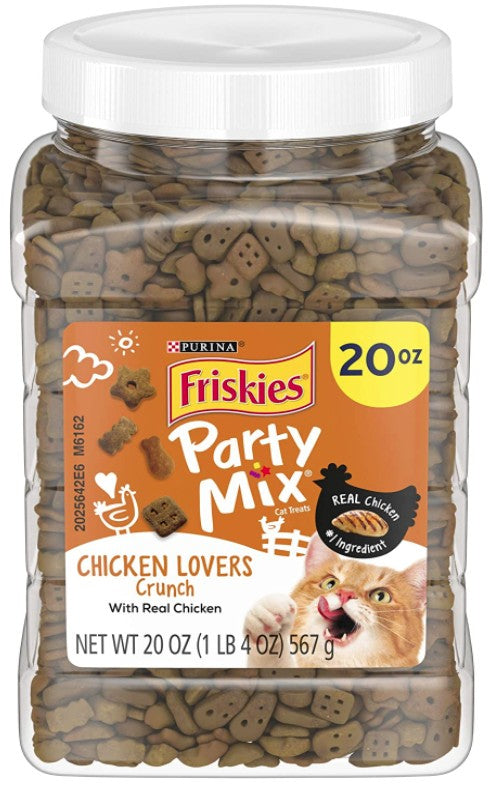 Friskies Party Mix Crunch Treats Chicken Lovers