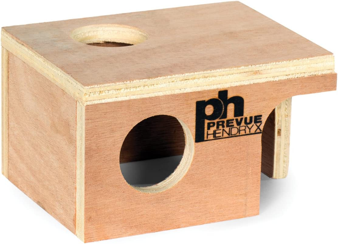 Prevue Wooden Mouse Hut for Hiding and Sleeping Small Pets