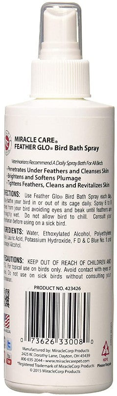 Miracle Care Feather Glo Bird Bath Spray