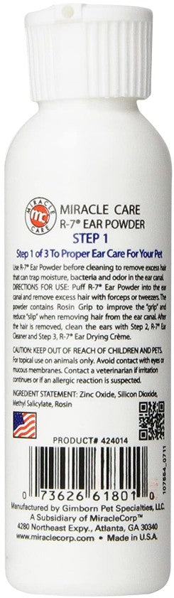 Miracle Care Ear Powder Step 1