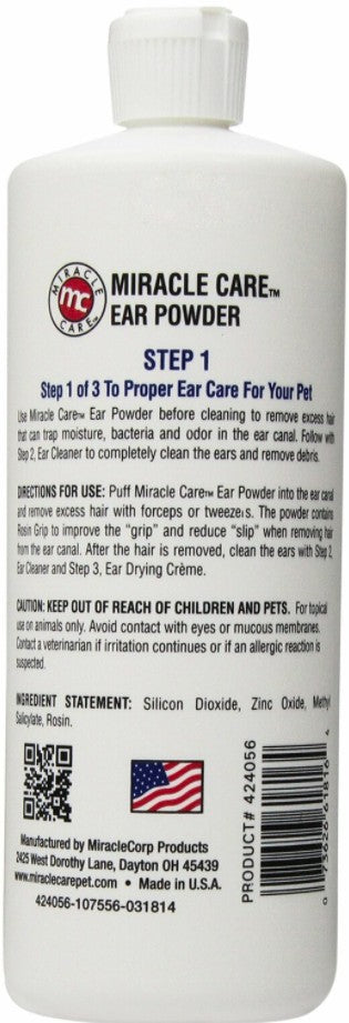 Miracle Care Ear Powder Step 1