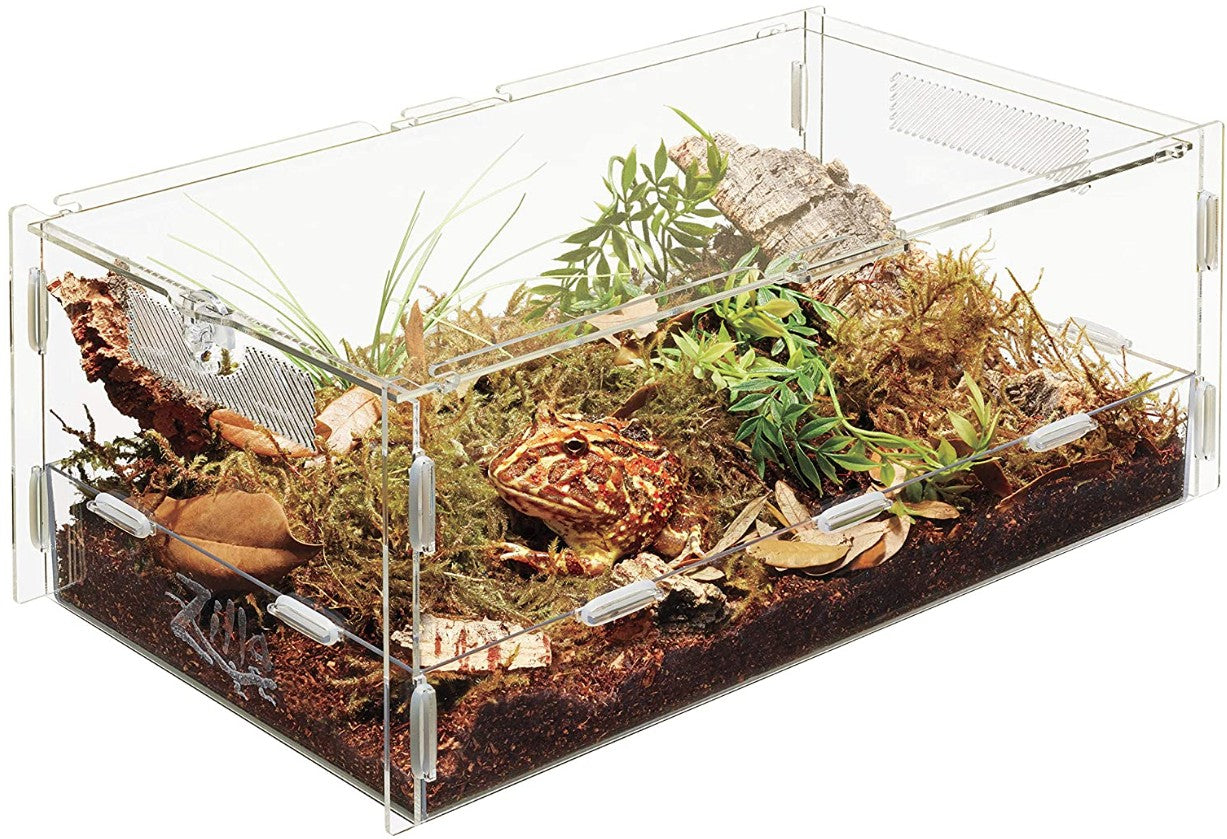 Zilla Micro Habitat Terrestrial for Ground Dwelling Small Pets