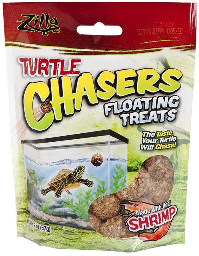 Zilla Turtle Chasers Floating Treats Shrimp