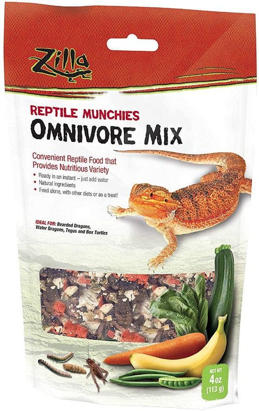 Zilla Reptile Munchies Omnivore Mix