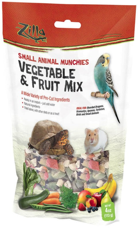 Zilla Small Animal Munchies Vegetable and Fruit Mix