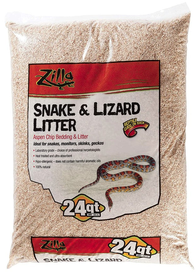 Zilla Lizard Litter Aspen Chip Bedding and Litter