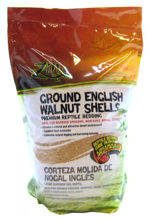 Zilla Desert Blend Ground English Walnut Shells Reptile Substrate