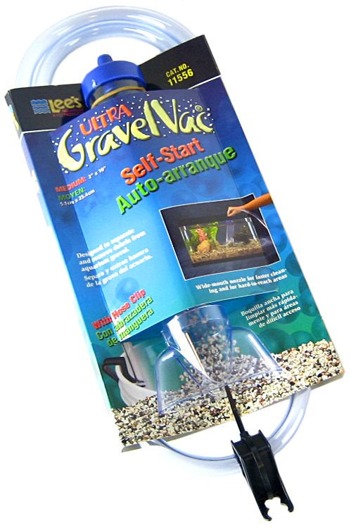 Lees Ultra Gravel Vac Self Start With Wide Mouth Nozzle