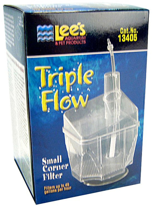 Lees Triple Flow Corner Aquarium Filter