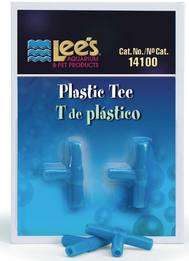 Lees Plastic Tee for Aquarium Airline Tubing