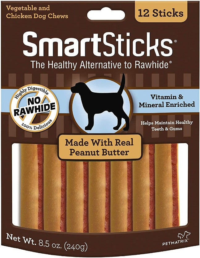 SmartBones SmartSticks with Real Peanut Butter