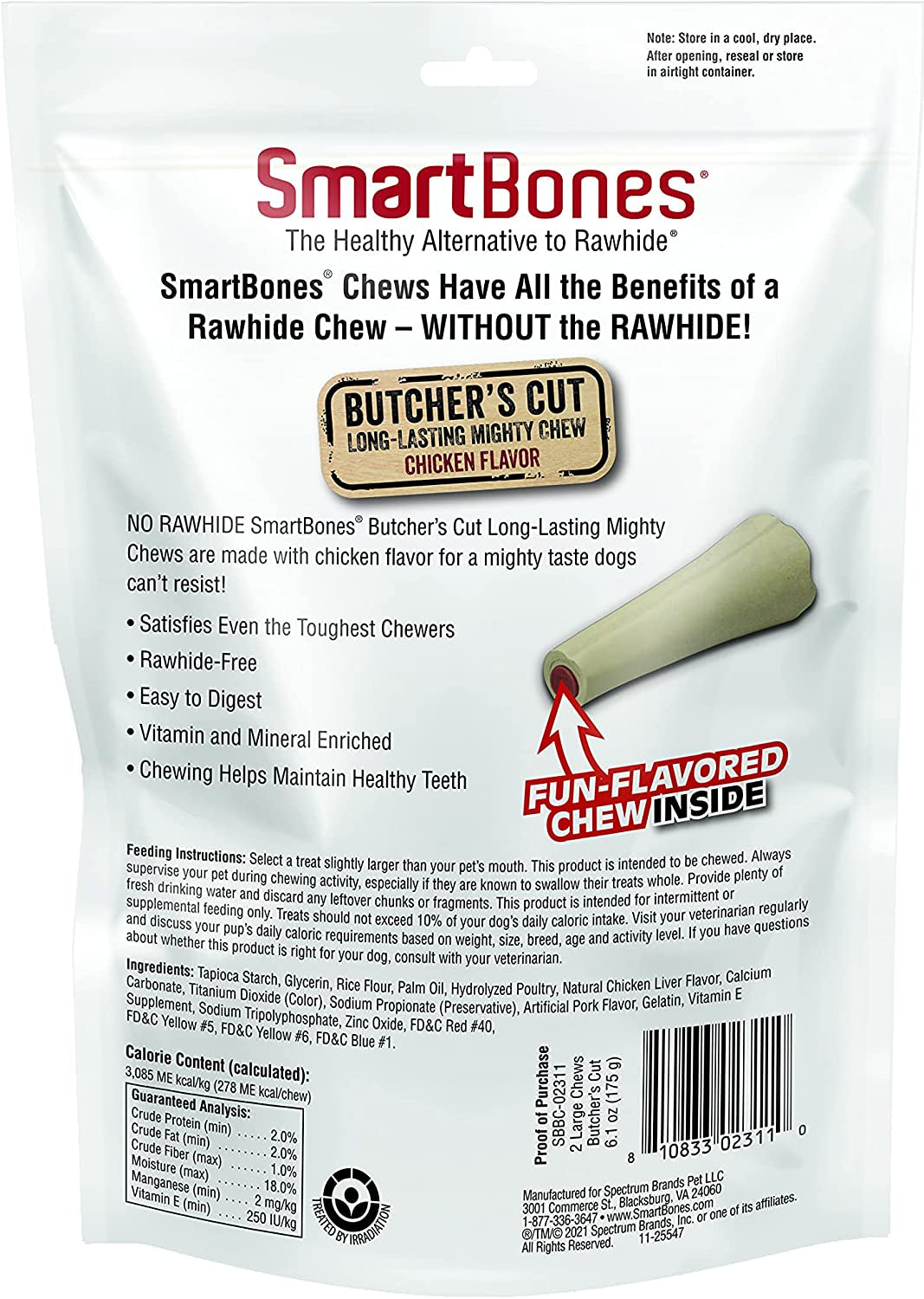 SmartBones Butchers Cut Mighty Chews Large