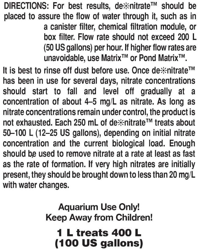 Seachem De-Nitrate Nitrate Remover