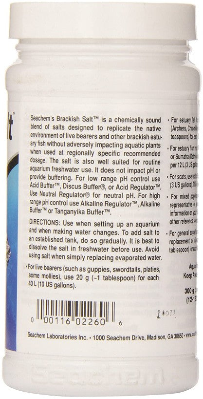 Seachem Brackish Salt for Aquariums