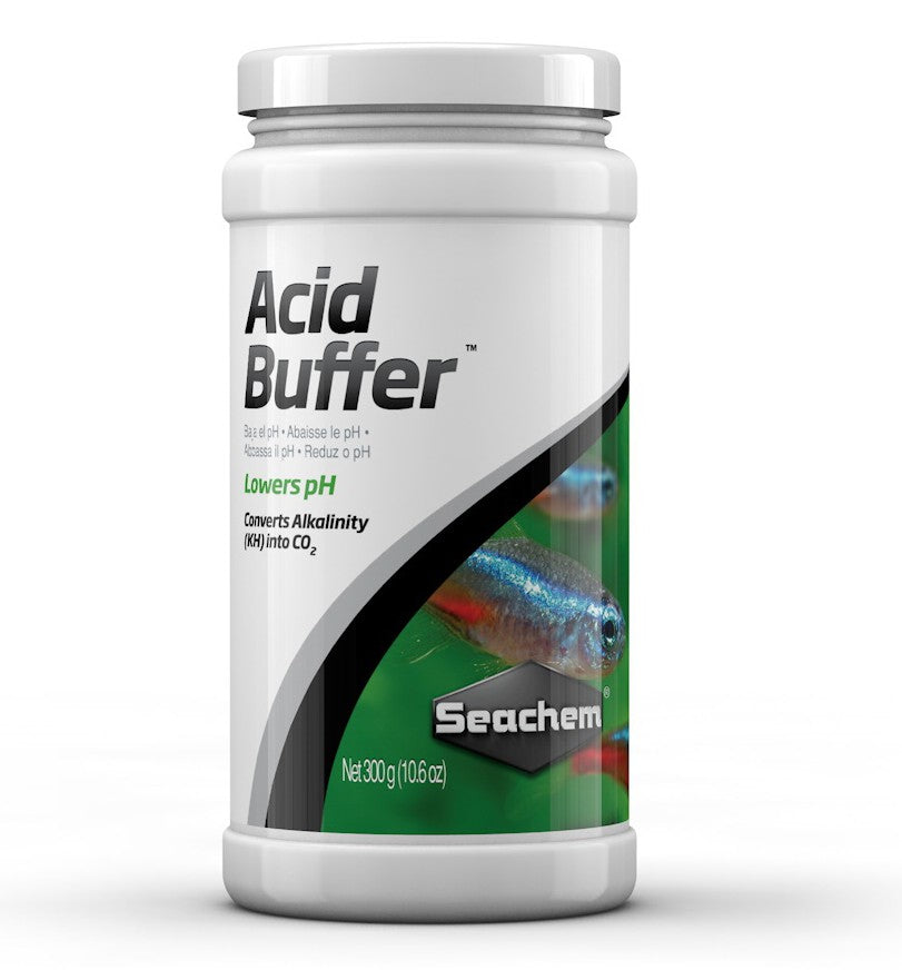 Seachem Acid Buffer Lowers pH in Aquariums