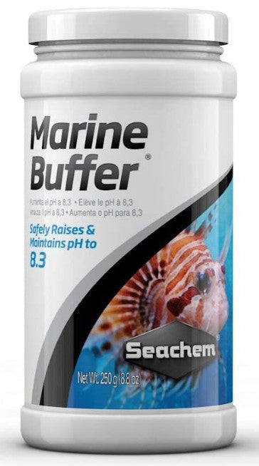 Seachem Marine Buffer Safely Raises and Maintains pH to 8.3 in Aquariums