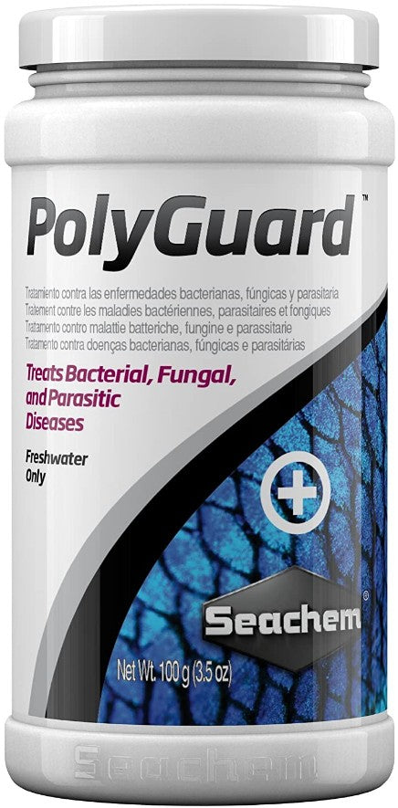 Seachem PolyGuard Treat Bacterial, Fungal, and Parasitic Diseases for Freshwater Aquariums