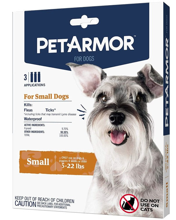 PetArmor Flea and Tick Treatment for Small Dogs (5-22 Pounds)