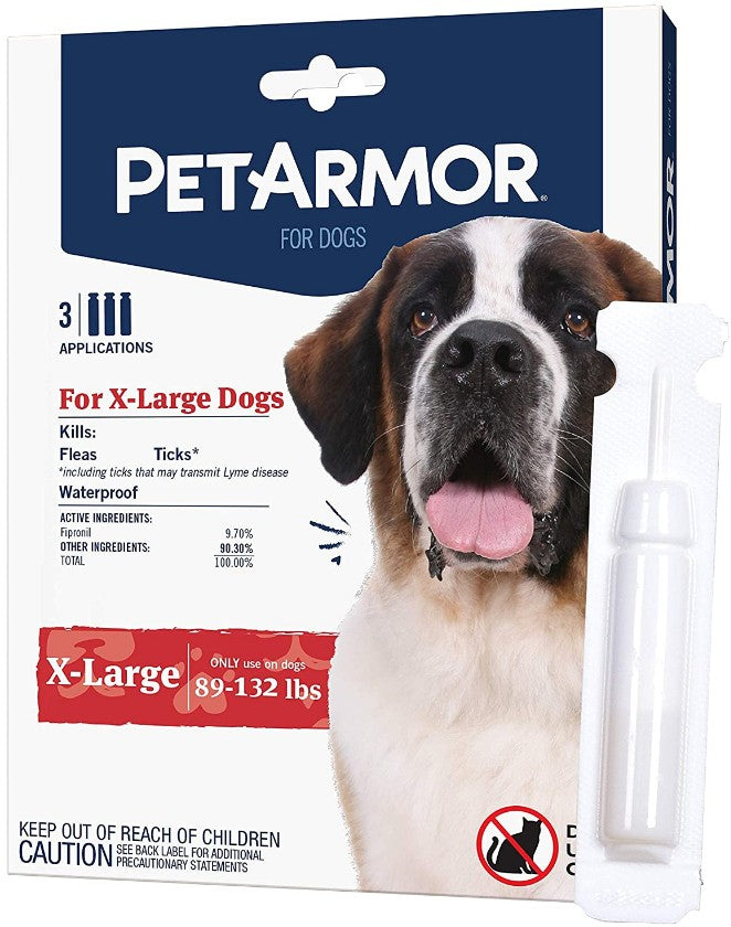 PetArmor Flea and Tick Treatment for X-Large Dogs (89-132 Pounds)