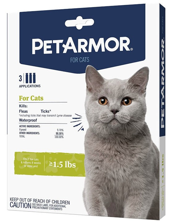 PetArmor Flea and Tick Treatment for Cats (Over 1.5 Pounds)