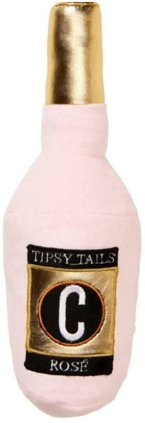 Cosmo Furbabies Rose Bottle Plush Toy for Dogs