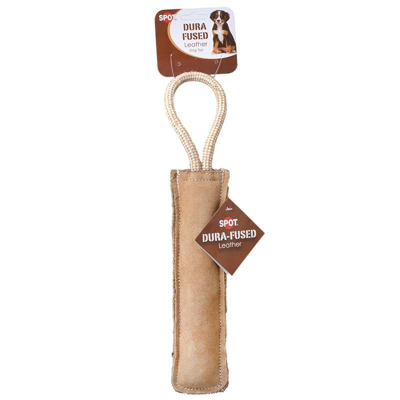 Spot Dura Fused Leather Dog Toy Retriever Stick