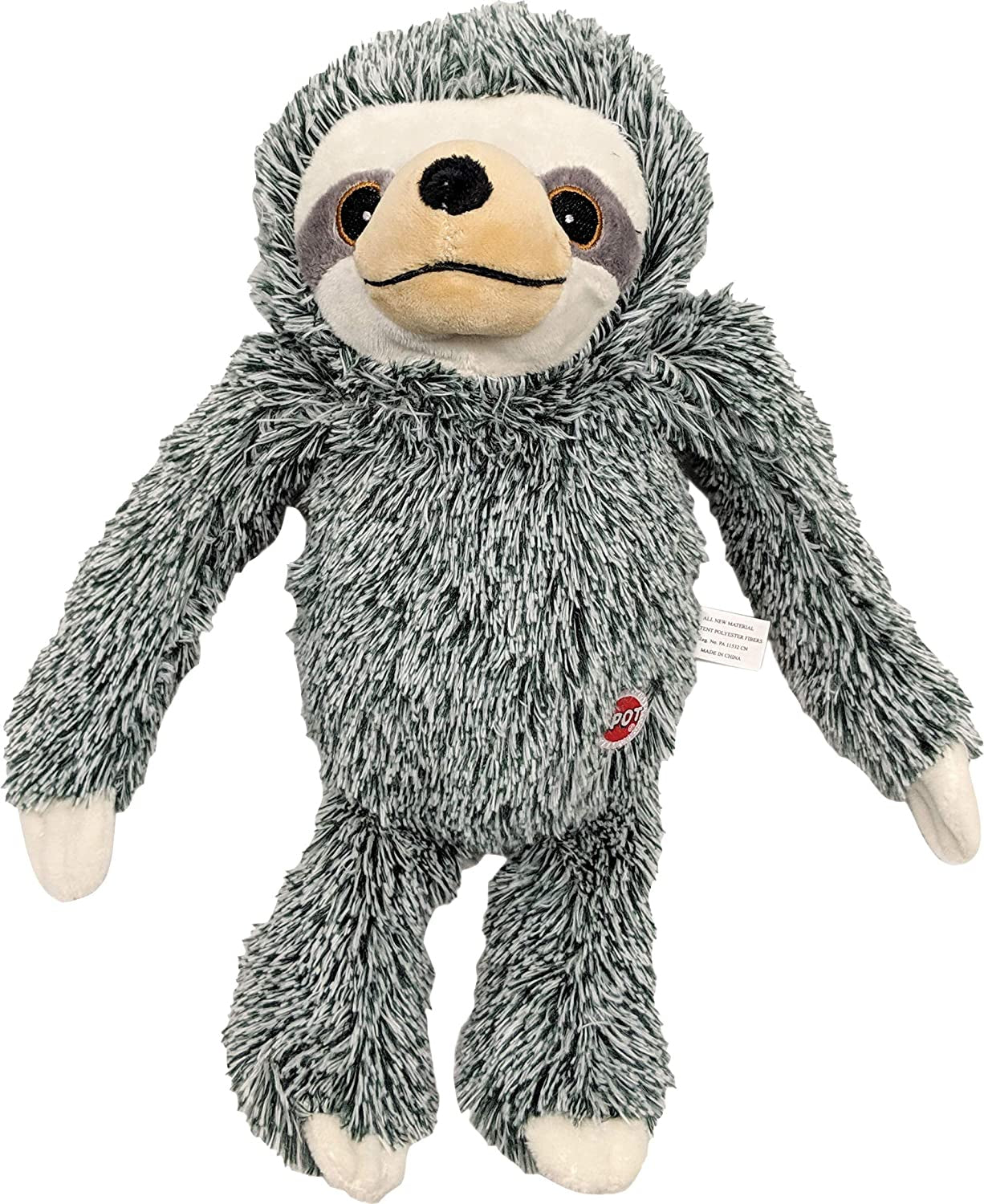 Spot Fun Sloth Plush Dog Toy Assorted Colors 13"