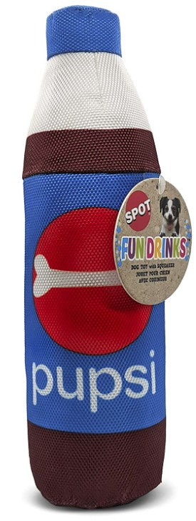 Spot Fun Drink Pupsi Soda Plush Dog Toy