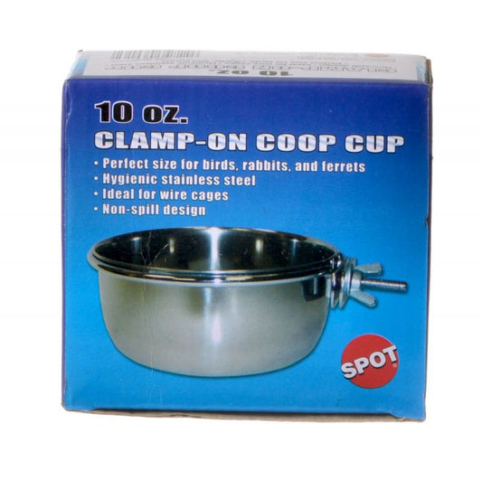 Spot Clamp On Coop Cup Stainless Steel