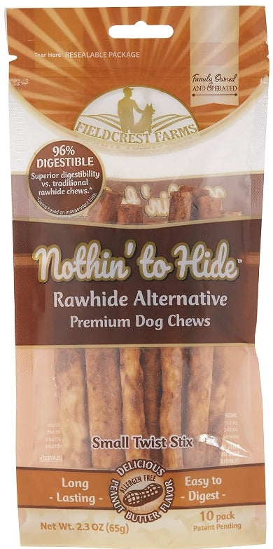 Fieldcrest Farms Nothin to Hide Peanut Butter Twist Stix Small