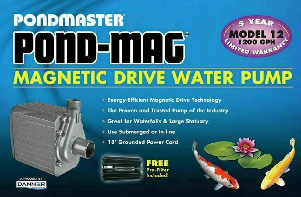 Pondmaster Pond Mag Magnetic Drive Water Pump