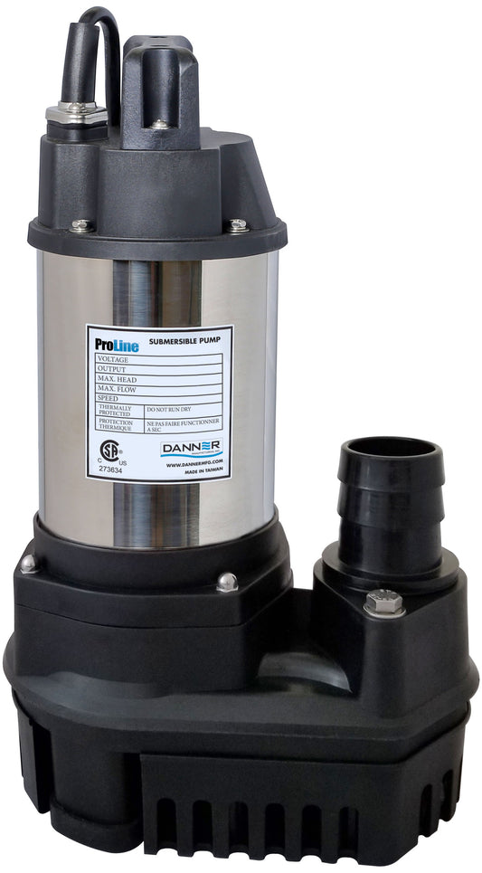 Pondmaster ProLine High Flow Submersible Pump 1 HP Pond Pump