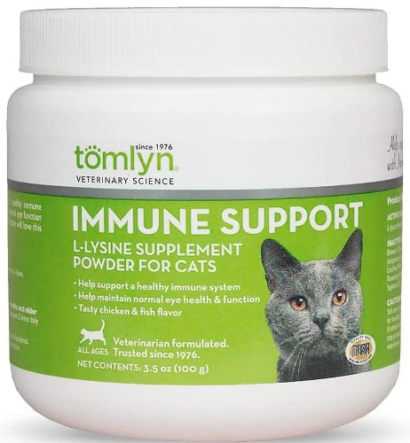 Tomlyn Immune Support L-Lysine Supplement Powder for Cats