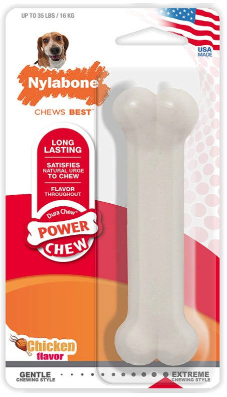 Nylabone Dura Chew Bone Chicken Flavor Wolf